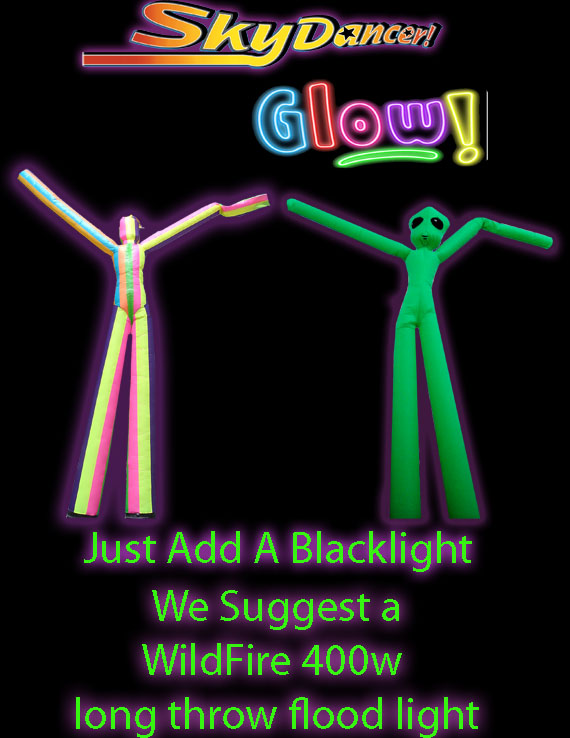 Glowing Skydancers