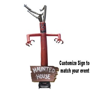 hybrid haunted sign w/ tree adbase